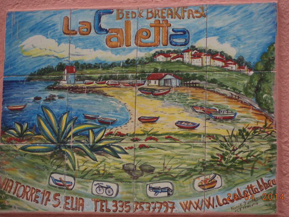 サンタ・フラーヴィア La Caletta Bed & Breakfast エクステリア 写真